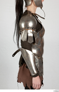  Photos Medieval Knight in plate armor 13 Medieval clothing Medieval knight brown gambeson chest armor upper body 0009.jpg
